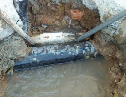 梁河测漏水之水管漏水